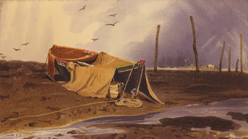 Barca sulla spiaggia da John Sell Cotman
