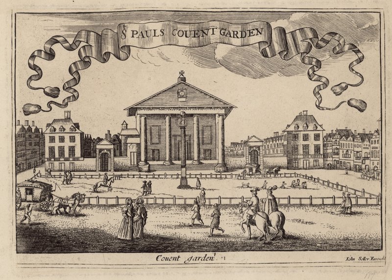 St Pauls Covent Garden da John Seller