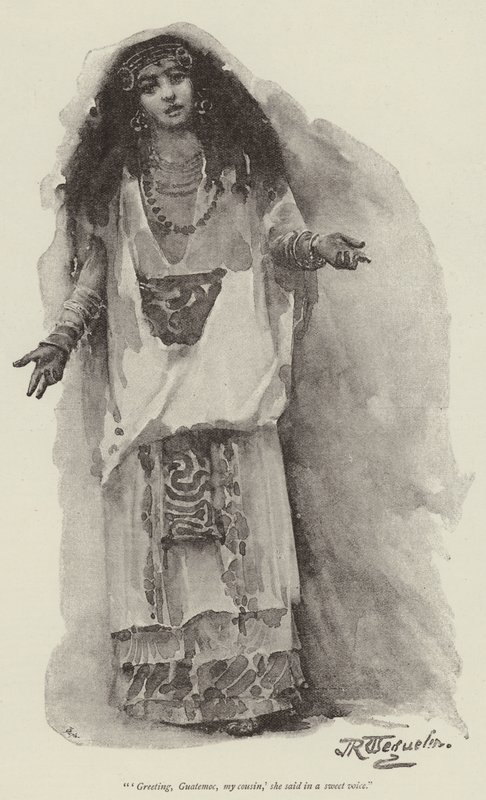 La figlia di Montezuma, di H Rider Haggard da John Seymour Lucas