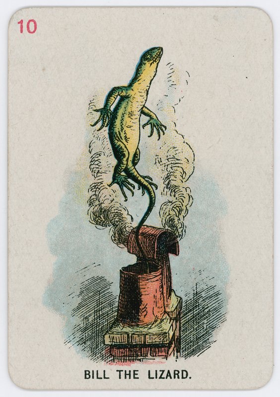 Bill la lucertola da John Tenniel