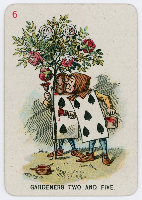 Giardinieri Due e Cinque da John Tenniel