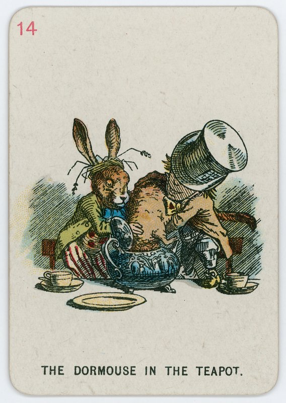 Il ghiro nella teiera da John Tenniel