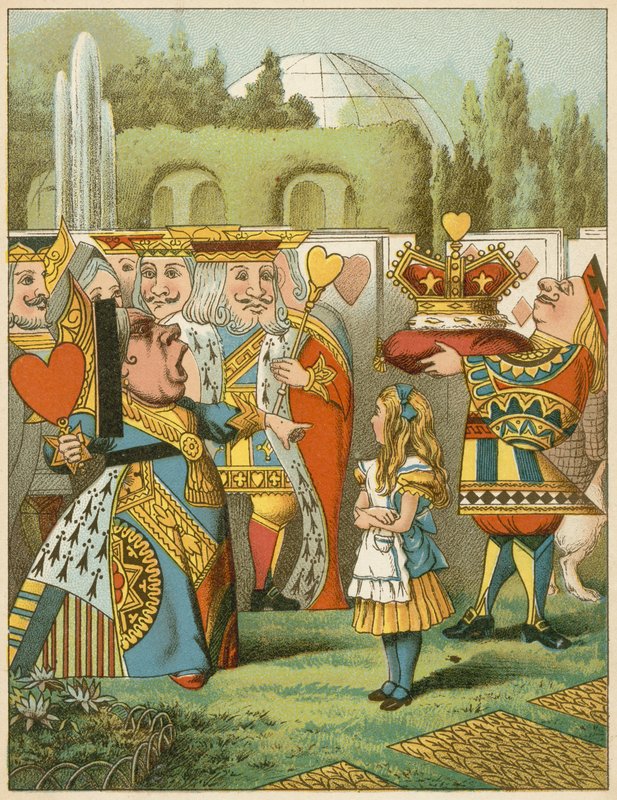 La regina disse severamente 