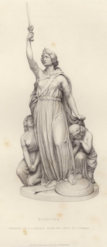 Ritratto della regina Boadicea da John Thomas
