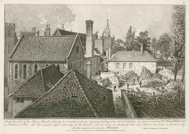 Vista sud-est della Camera dei Principi da John Thomas Smith