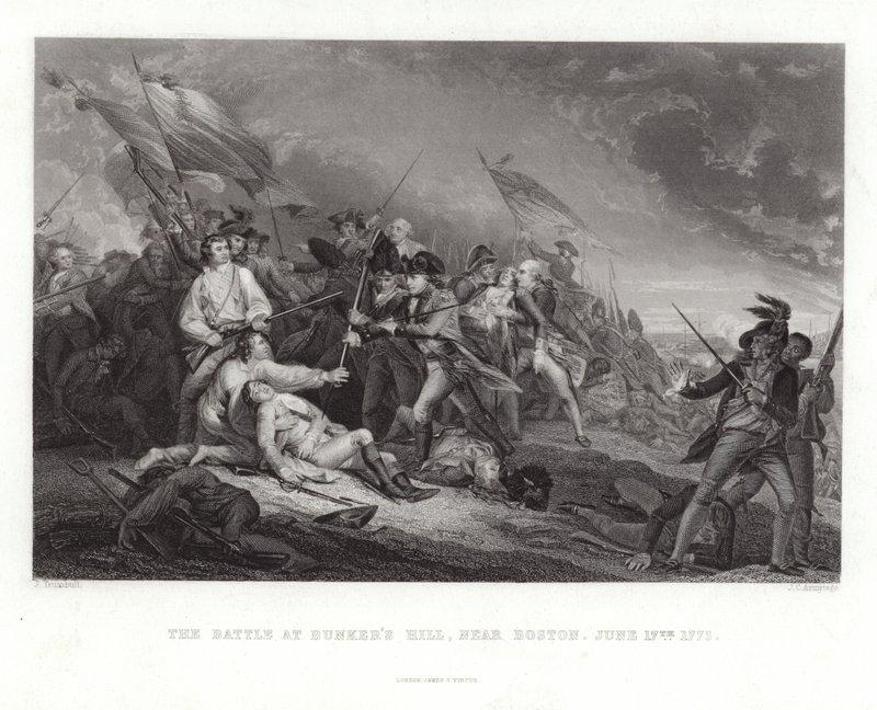 Battaglia di Bunker Hill da John Trumbull