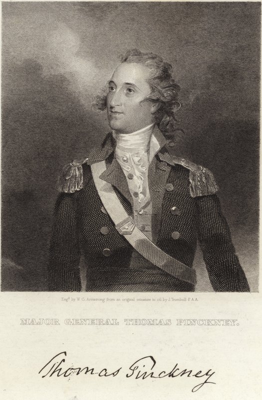 Maggior Generale Thomas Pinckney da John Trumbull