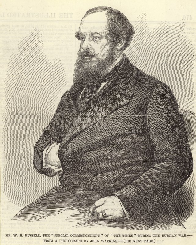 Ritratto di Sir William Howard Russell da John Watkins