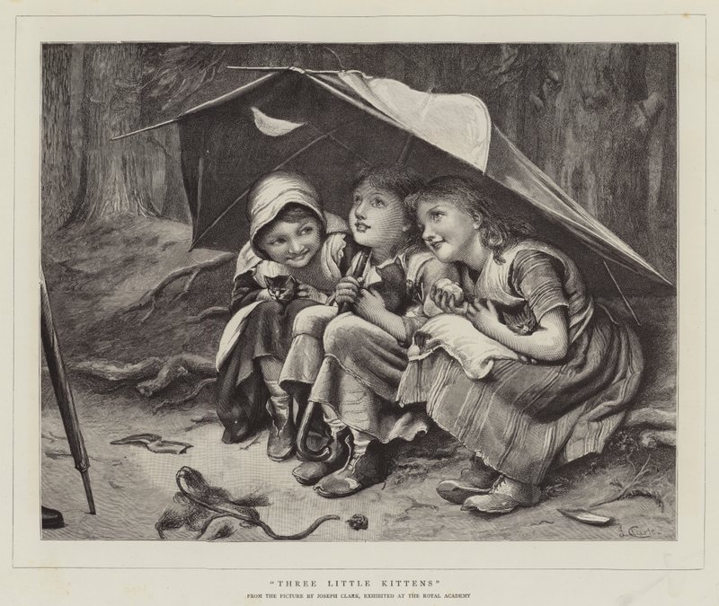 Tre piccoli gattini da Joseph Clark