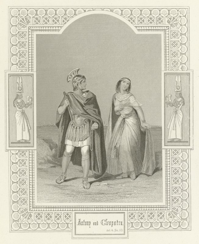 Antonio e Cleopatra, Atto IV, Scena X da Joseph Kenny Meadows