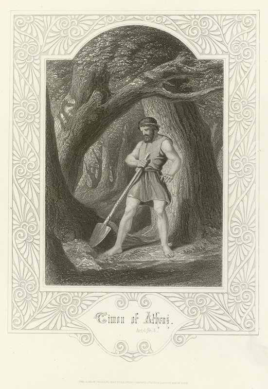 Timon di Atene, Atto IV, scena iii da Joseph Kenny Meadows