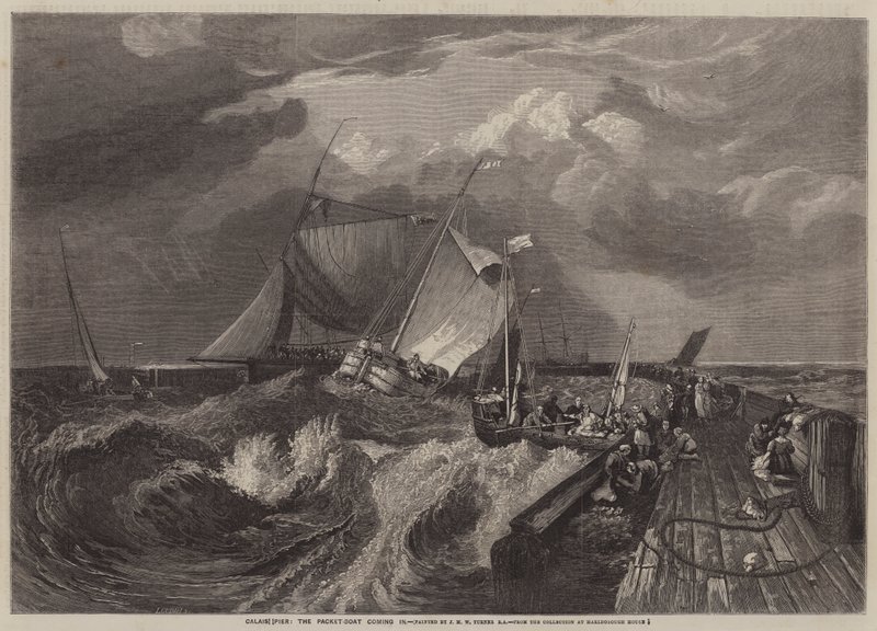 Il molo di Calais, la nave postale in arrivo da Joseph Mallord William Turner