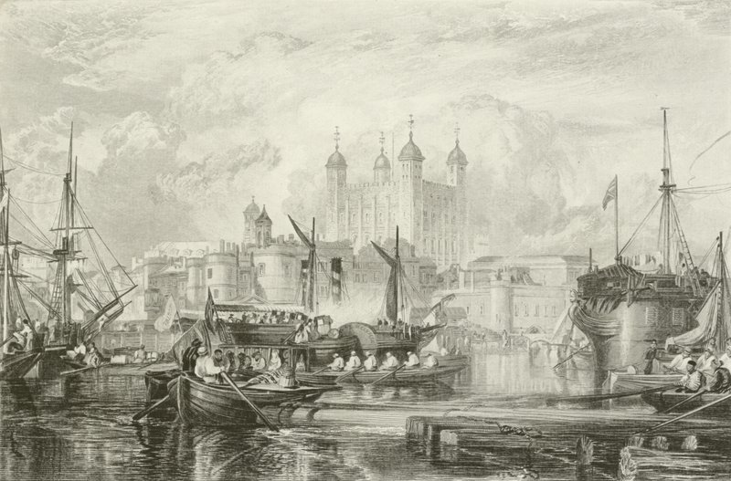 La Torre di Londra da Joseph Mallord William Turner