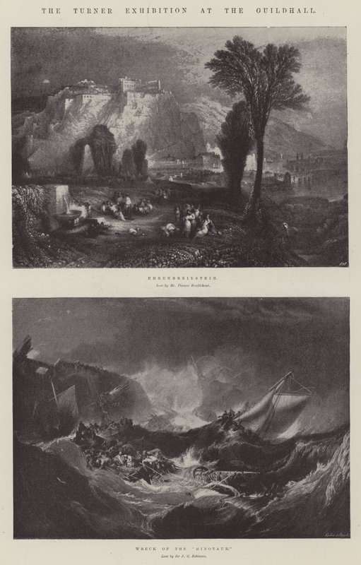 La mostra di Turner alla Guildhall da Joseph Mallord William Turner