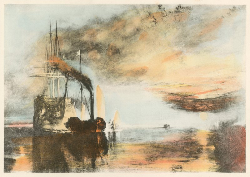 La valorosa Temeraire da after Joseph Mallord William Turner
