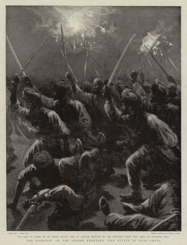 I combattimenti sul confine indiano, l