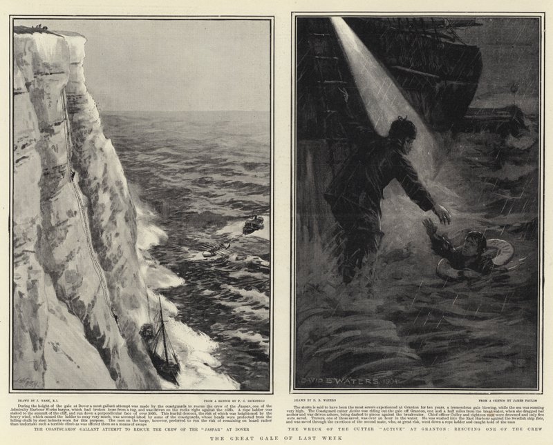 La grande tempesta della scorsa settimana da Joseph Nash