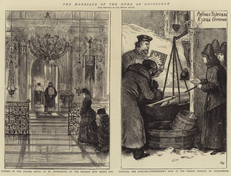 Il matrimonio del Duca di Edimburgo da Joseph Nash