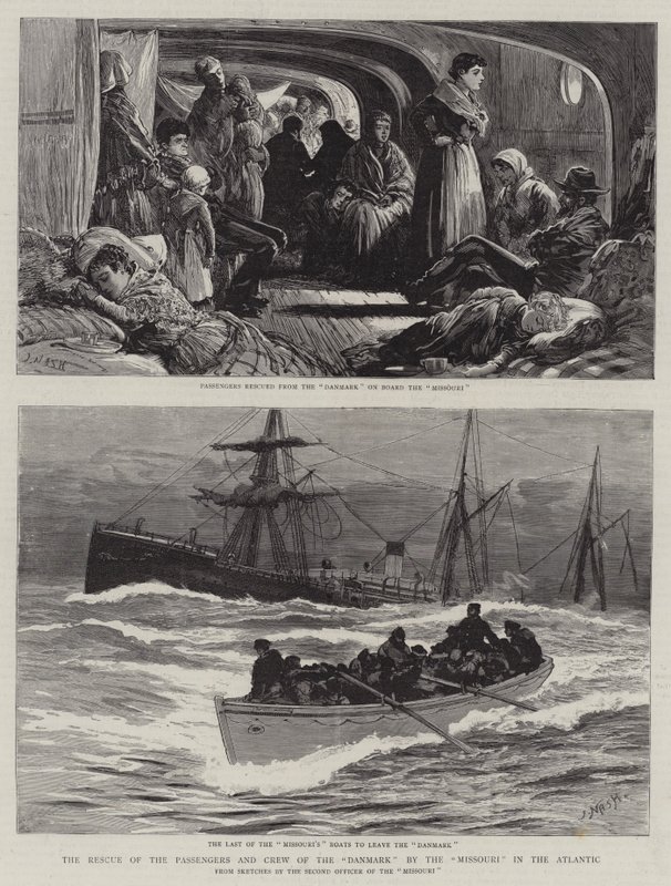 Il salvataggio dei passeggeri e dell
