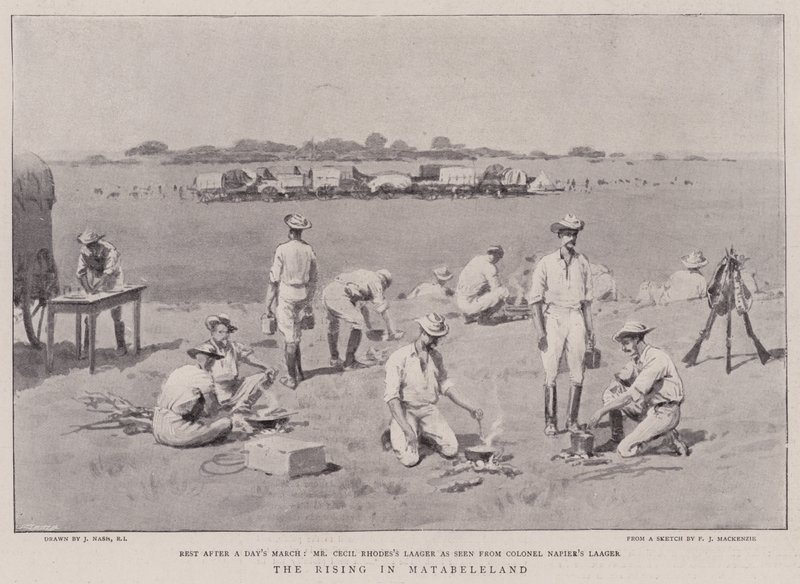 La rivolta in Matabeleland da Joseph Nash