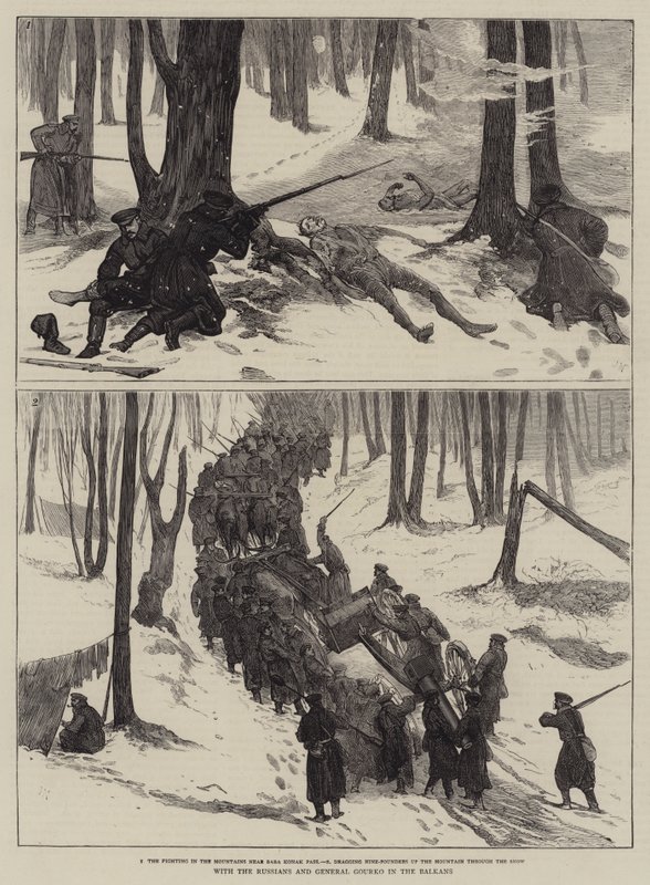 Con i russi e il generale Gourko nei Balcani da Joseph Nash