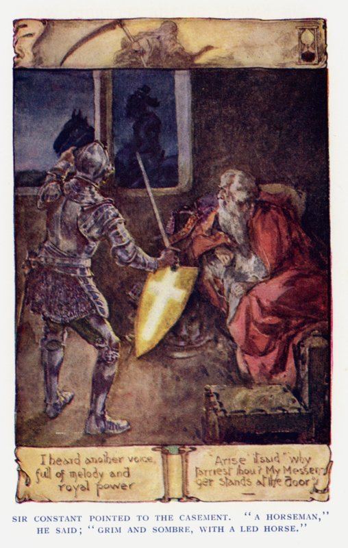 Illustrazione per Sir Knight of the Splendid Way da Joseph (after) Finnemore