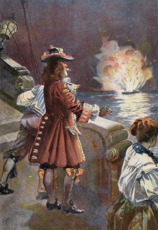 Robinson Crusoe: La nave esplose in aria da Joseph (after) Finnemore