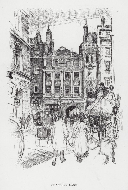 Chancery Lane da Joseph (after) Pennell
