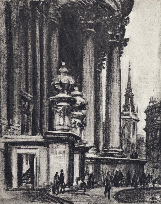 Portico sud, St Paul