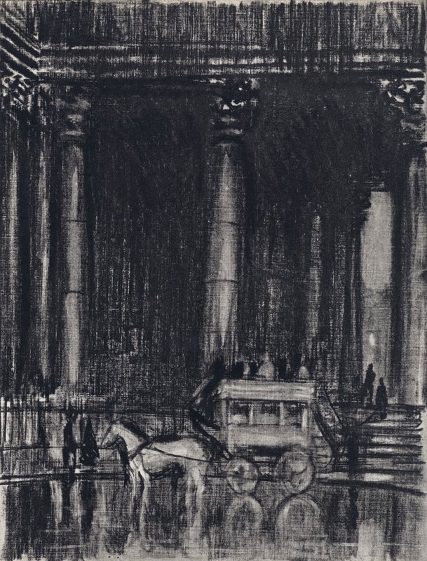 Portico di San Martino da Joseph (after) Pennell