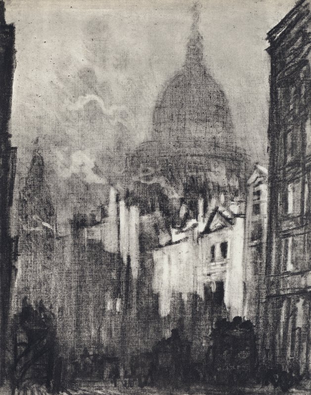 Cupola di San Paolo, da Cannon Street da Joseph (after) Pennell