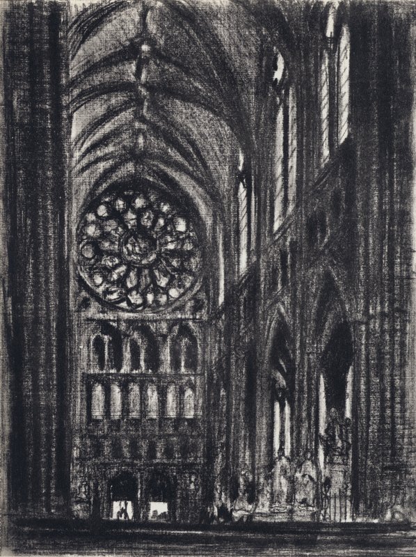 Il Transetto, Westminster da Joseph (after) Pennell