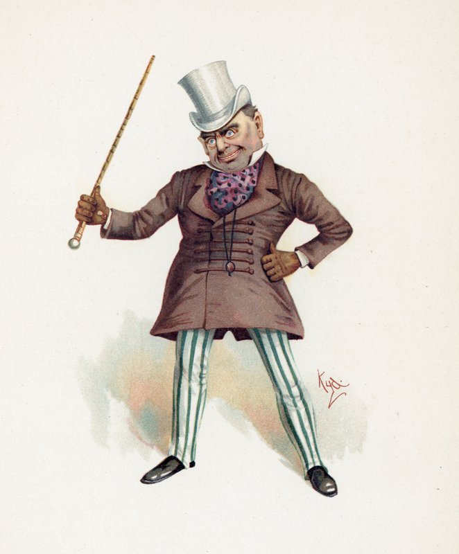 Maggiore Bagstock, illustrazione da 
