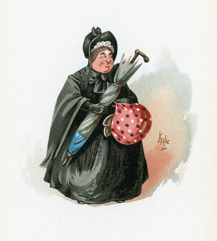 Mrs Gamp, illustrazione da 