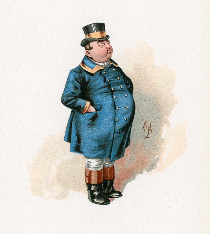 Il ragazzo grasso, illustrazione da 