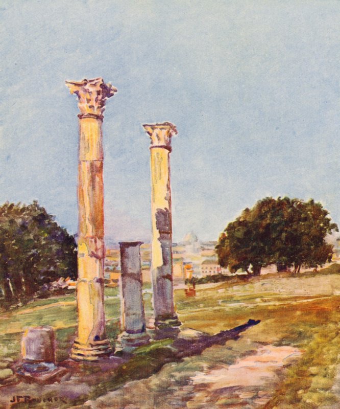 Roma: Al Palatino, La biblioteca di Augusto da Joseph Felix Bouchor
