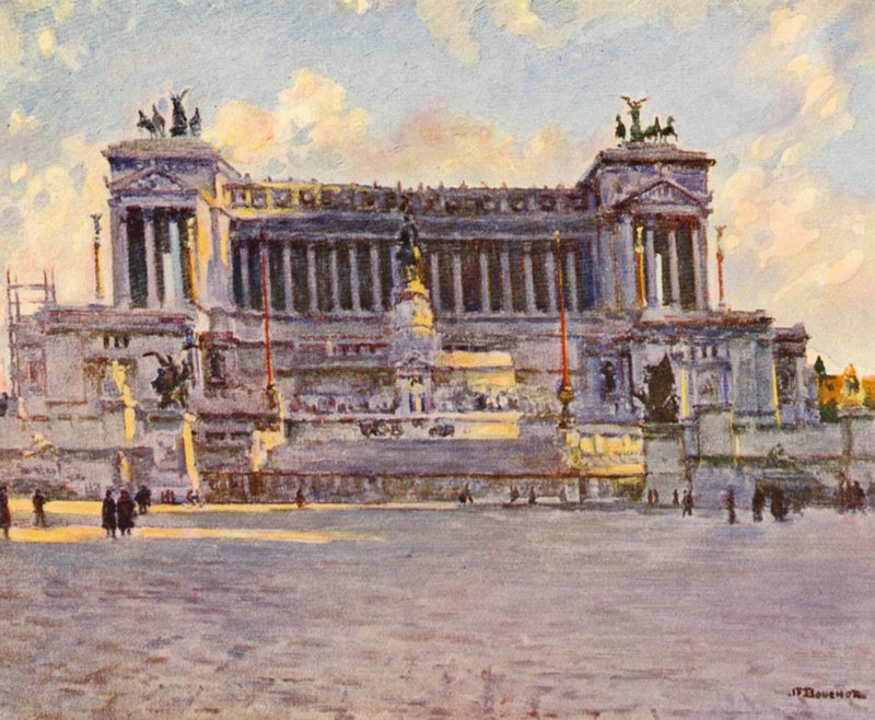 Roma: Il Monumento a Vittorio Emanuele da Joseph Felix Bouchor