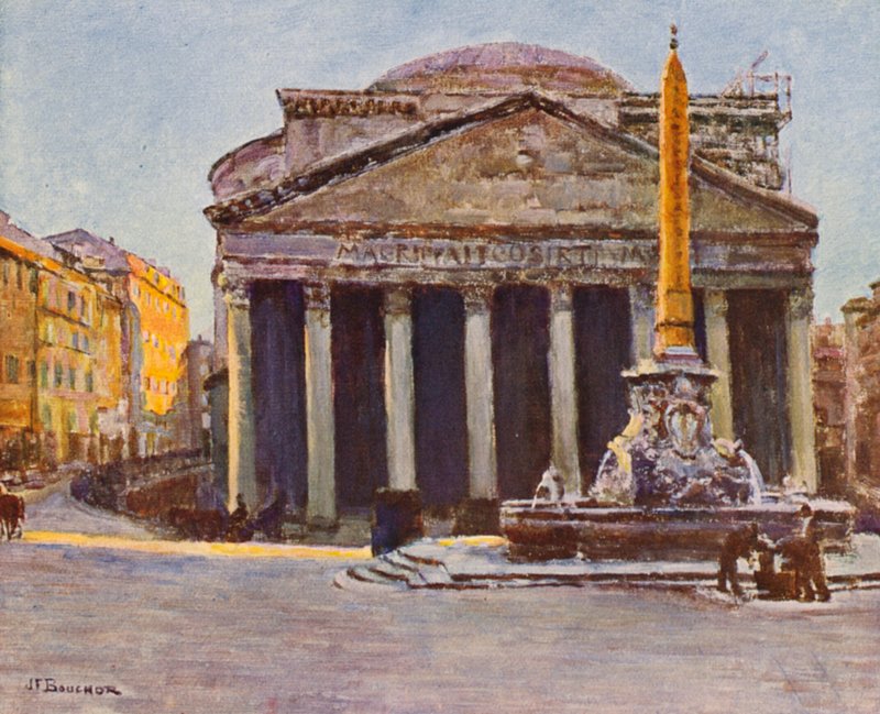 Roma: Il Pantheon di Agrippa da Joseph Felix Bouchor