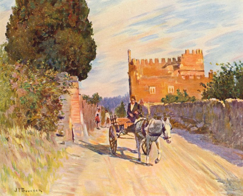 Roma: Tombeau de Caecilia Metella da Joseph Felix Bouchor