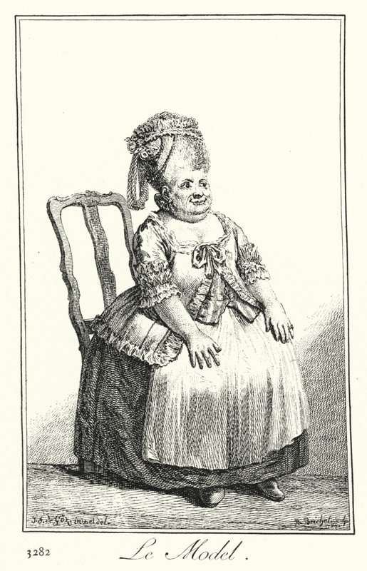 Il modello (incisione) da Joseph Franz von (after) Goez
