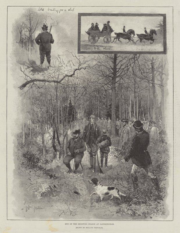 Fine della Stagione di Caccia a Sandringham da Joseph Holland Tringham