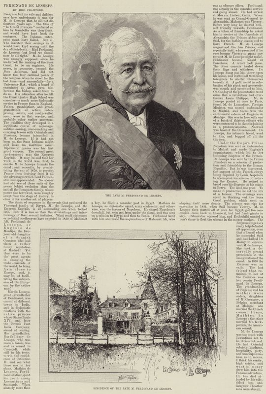 Ferdinand de Lesseps da Joseph Holland Tringham