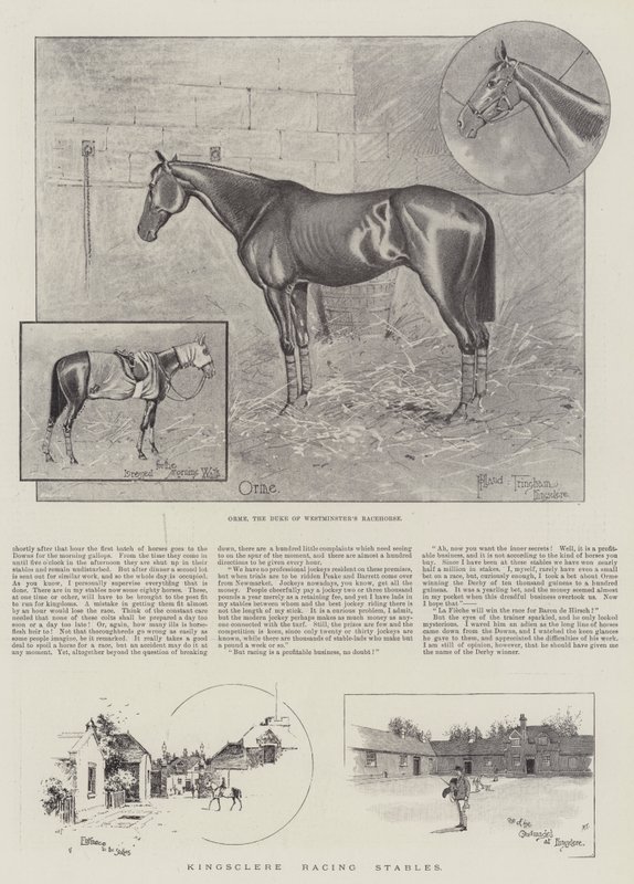 Scuderie di Kingsclere da Joseph Holland Tringham