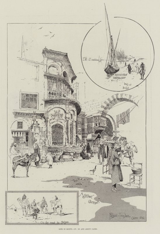 Vita in Egitto, dentro e intorno al Cairo da Joseph Holland Tringham