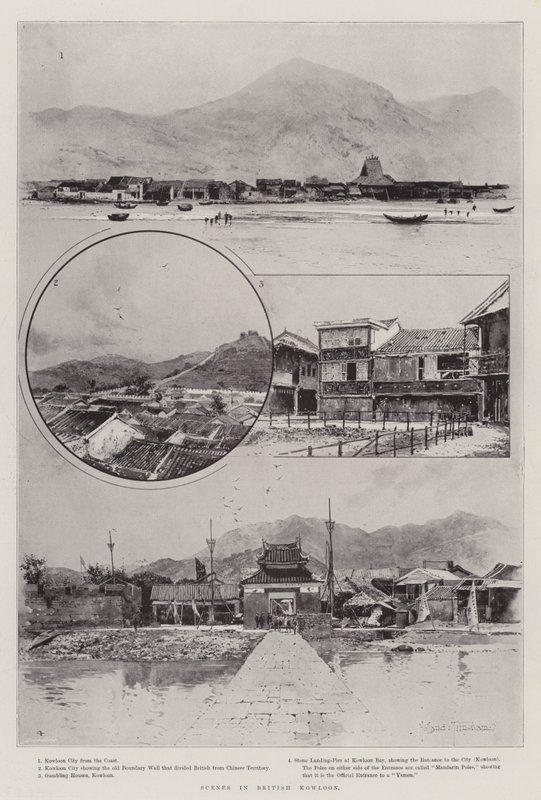 Scene a Kowloon britannica da Joseph Holland Tringham