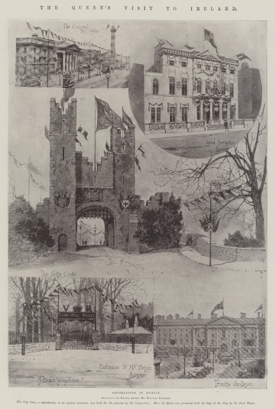 La visita della regina in Irlanda da Joseph Holland Tringham