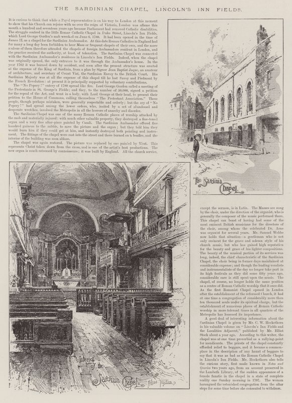La cappella sarda, Lincoln