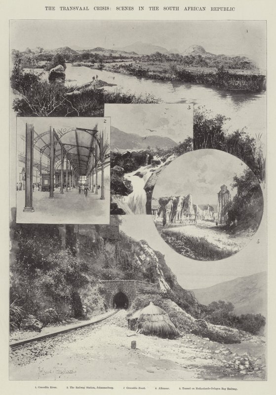 La crisi del Transvaal, scene nella Repubblica Sudafricana da Joseph Holland Tringham