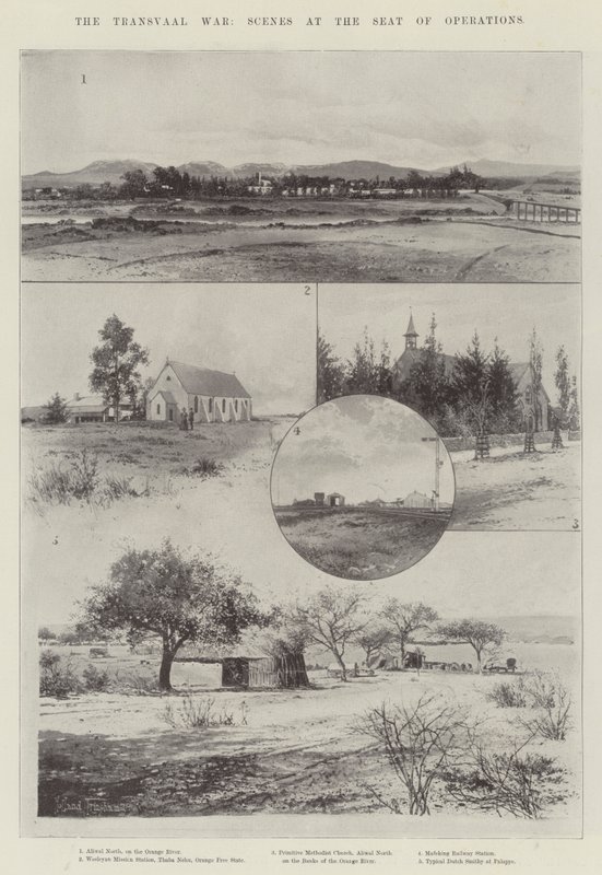 La guerra del Transvaal, scene sul campo di operazioni da Joseph Holland Tringham