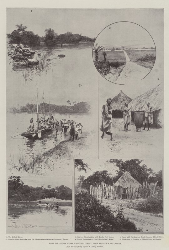 Con la Forza di Frontiera della Sierra Leone, da Freetown a Falaba da Joseph Holland Tringham
